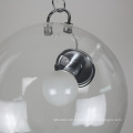 Design de mode OEM ODM E27 Clair Globe Vintage Moderne Verre Globe Pendentif Lampe Lumière pour Résidentiel